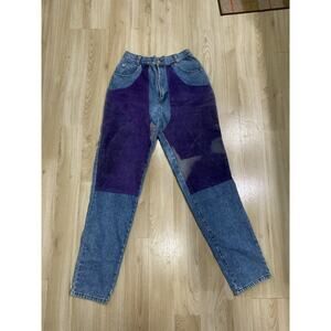 Nada Nuff High Waisted Cotton Denim Jeans With Details
